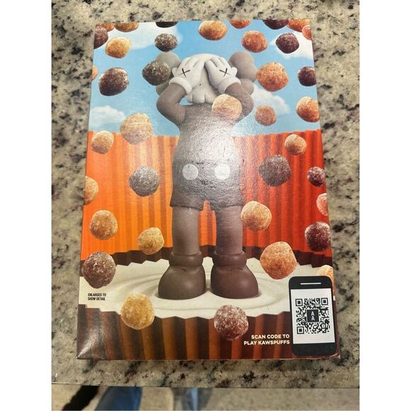 Limited Edition- KAWS X REESE'S PUFFS CEREAL BOX - Picture 3 of 8